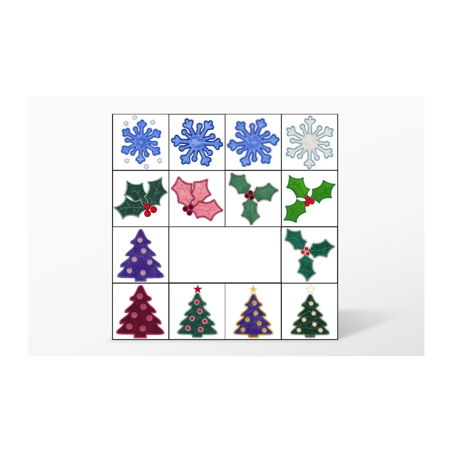 Holiday Medley Embroidery by V-Stitch Designs