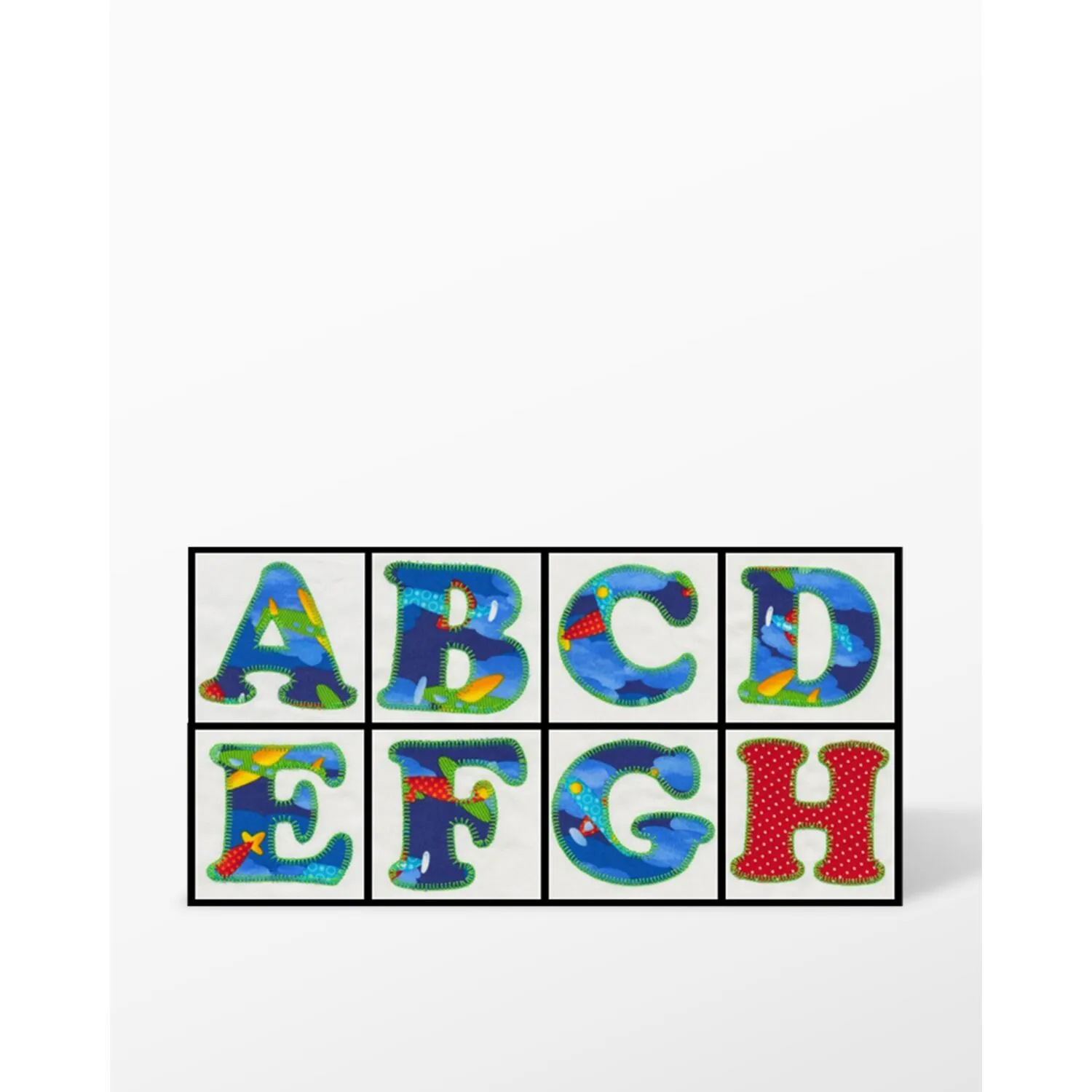 Alphabet #1 Embroidery by V-Stitch Designs