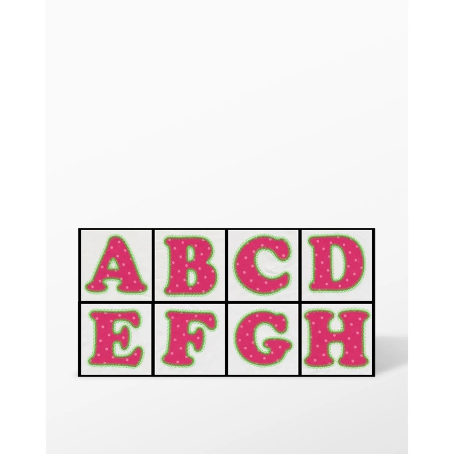 Alphabet #3 Embroidery by V-Stitch Designs