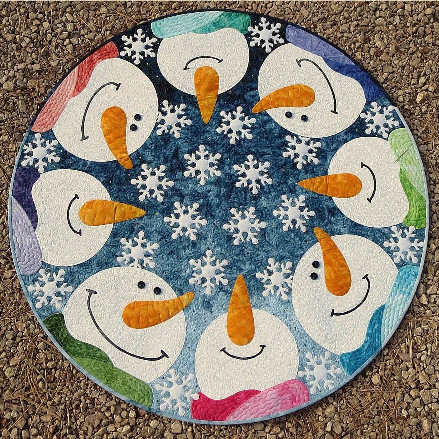Kisses from Heaven Round Applique Quilt Pattern