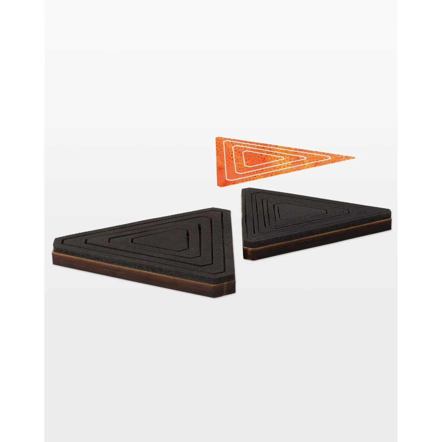 Bullseye Equilateral Triangles-Even-2, 4, 6, 8 Finished Sides for Studio