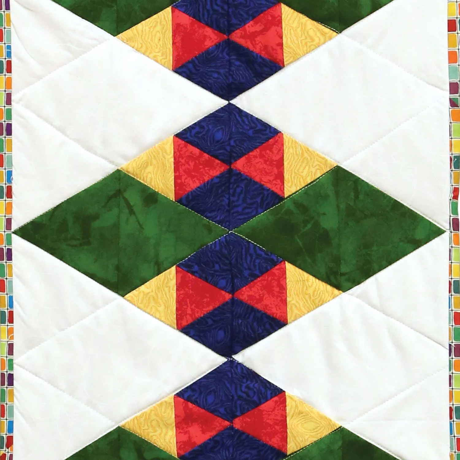 Bullseye Dancing Diamonds Table Runner Pattern for Studio 2 Bullseye Dancing Diamonds Table Runner Pattern for Studio