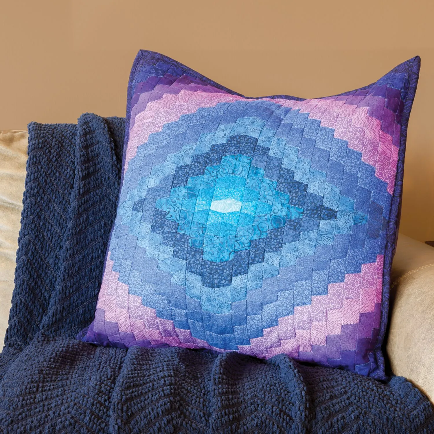 Bullseye Trip Around the World Pillow Pattern for Studio 3 Bullseye Trip Around the World Pillow Pattern for Studio