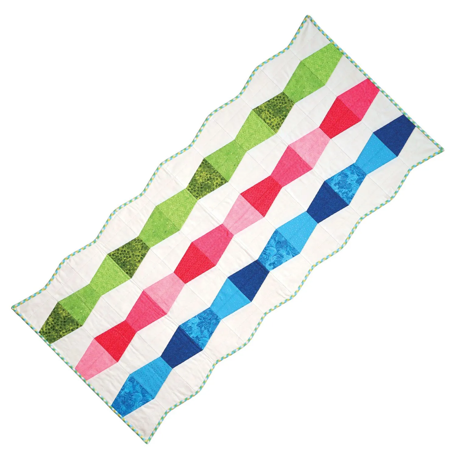 Bullseye Tumbling Table Runner Pattern for Studio