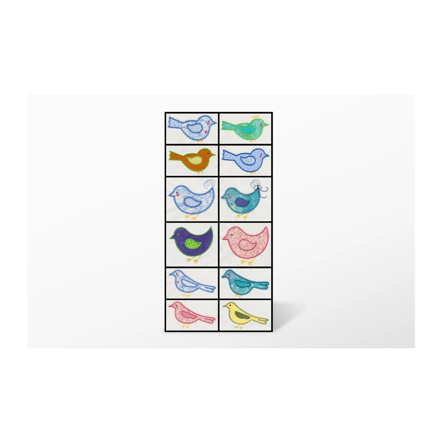 GO! Birds Embroidery Designs by V-Stitch Designs