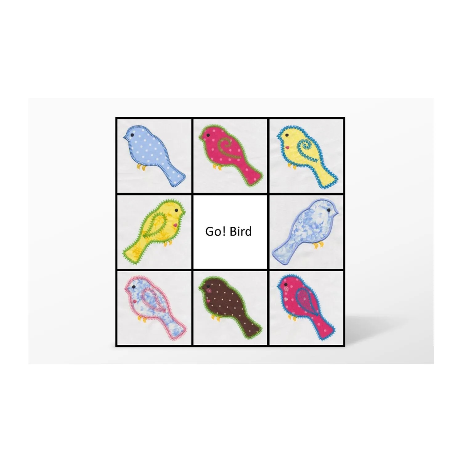 GO! Bird Embroidery Designs by V-Stitch Designs