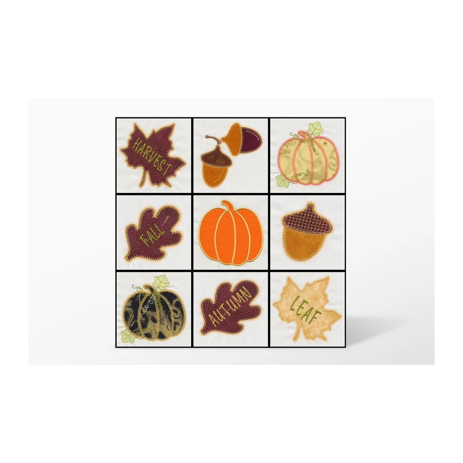 GO! Fall Medley Embroidery Designs by V-Stitch Designs