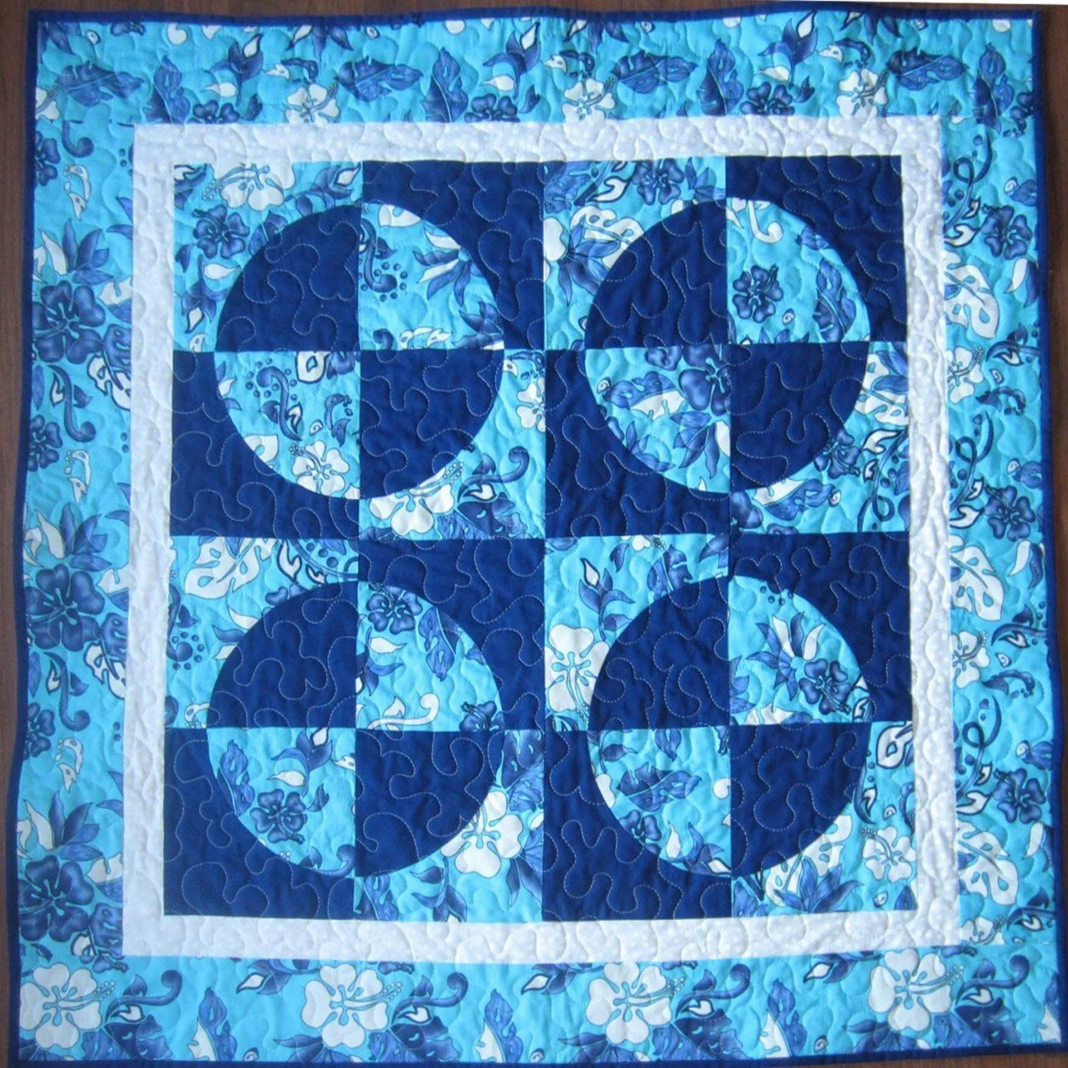 Baby Drunkard's Path Quilt Pattern