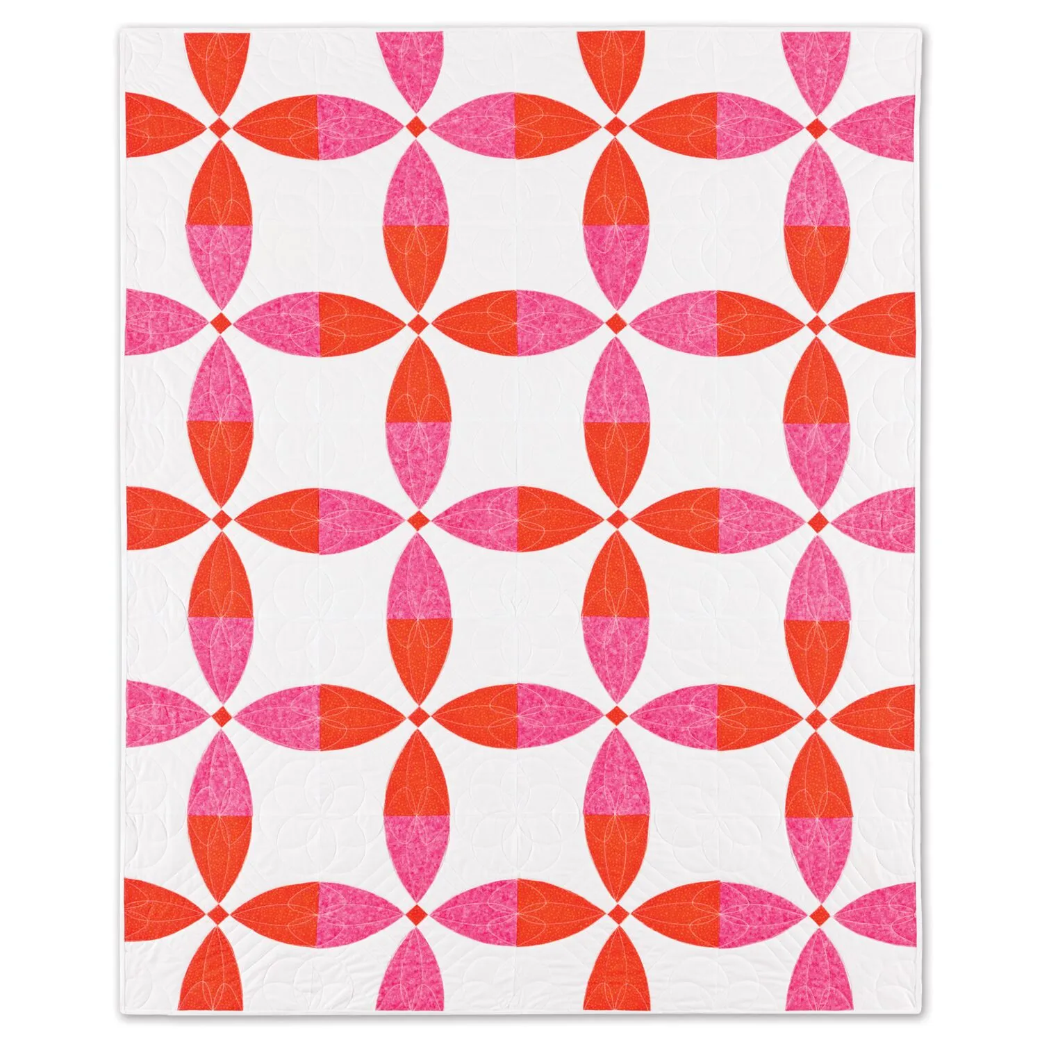 GO! Rings of Tangerine Quilt Pattern