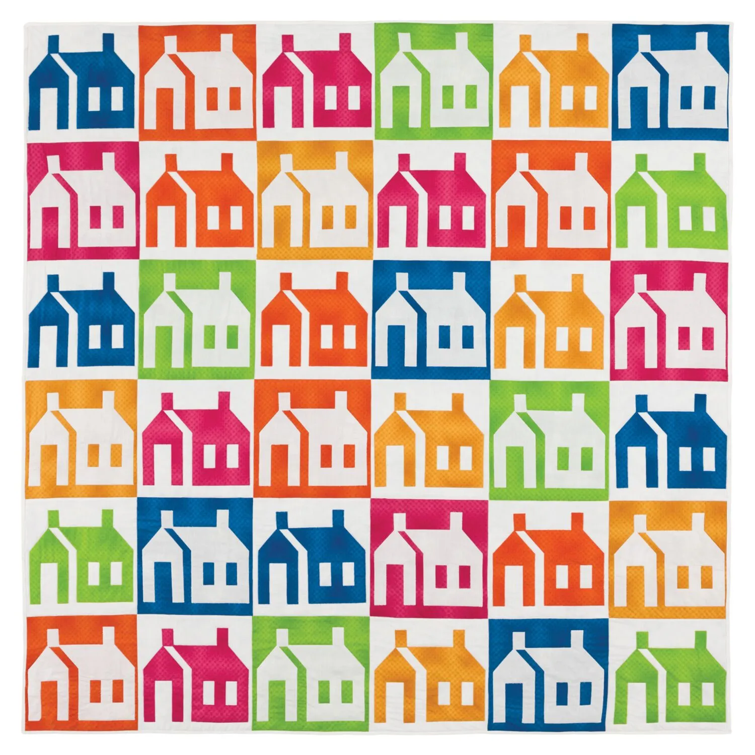 GO! Mod Schoolhouse Quilt Pattern
