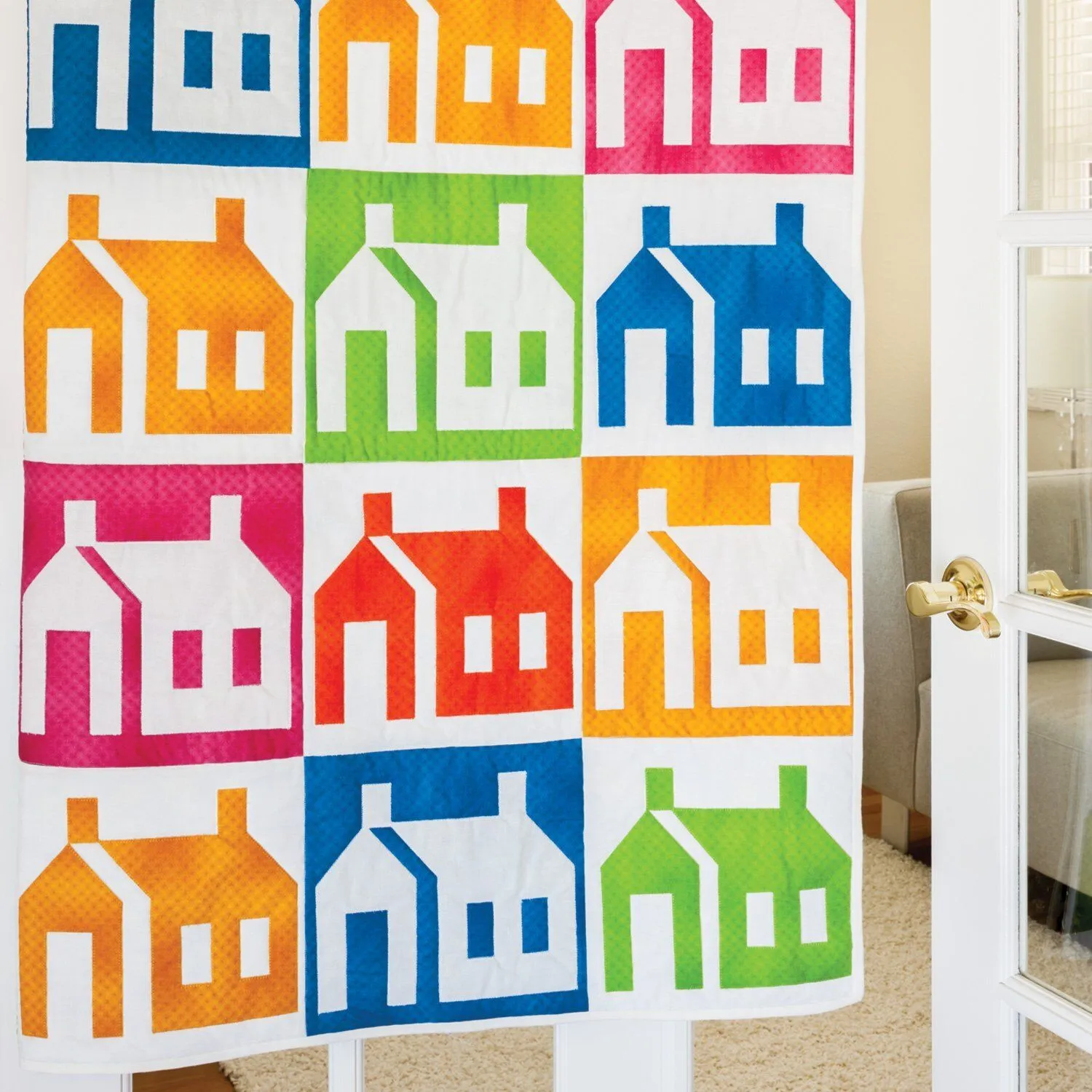 GO! Mod Schoolhouse Quilt Pattern 3 GO! Mod Schoolhouse Quilt Pattern