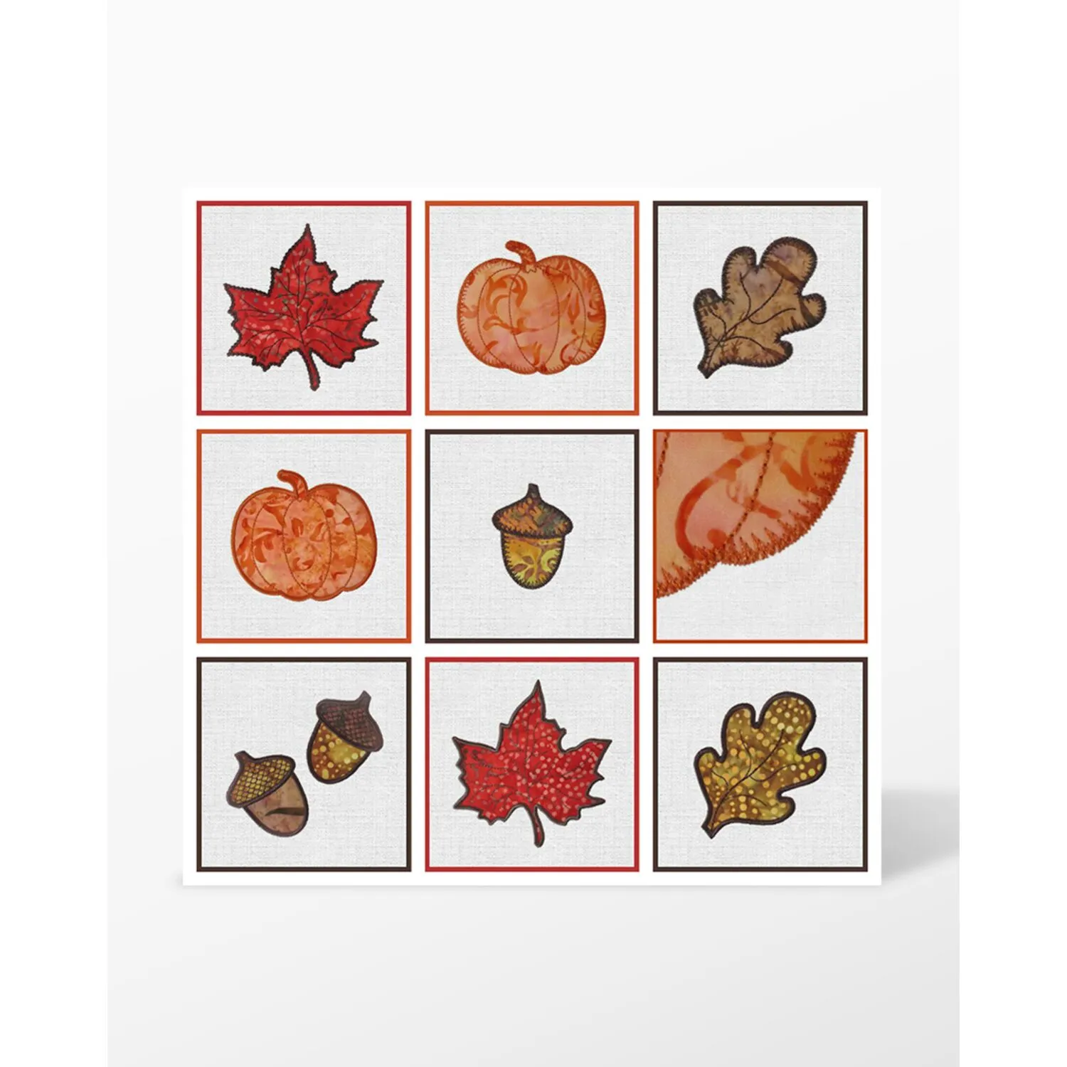 GO! Fall Medley Embroidery Designs CD by Marjorie Busby