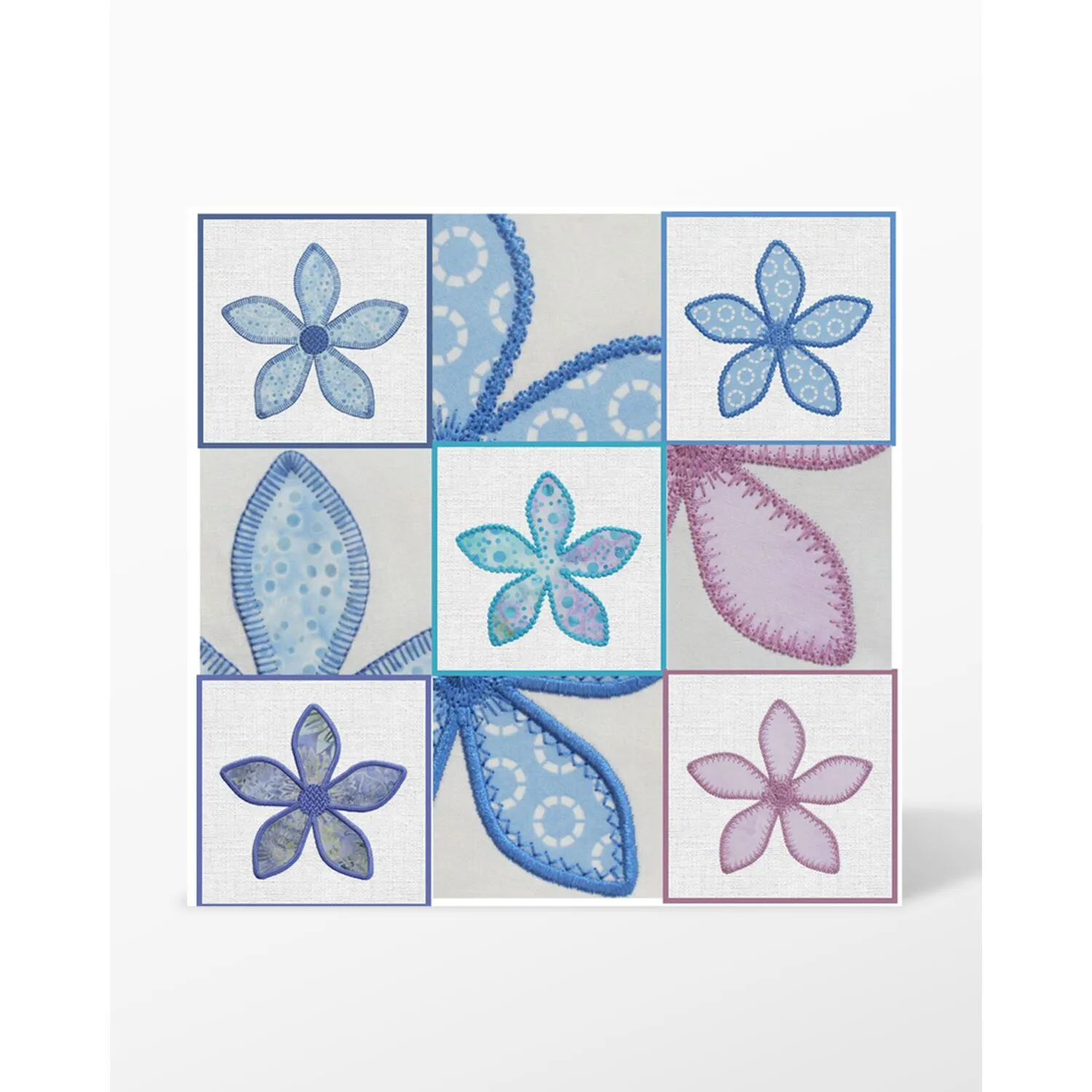 GO! Fun Flower Embroidery Designs CD by Marjorie Busby