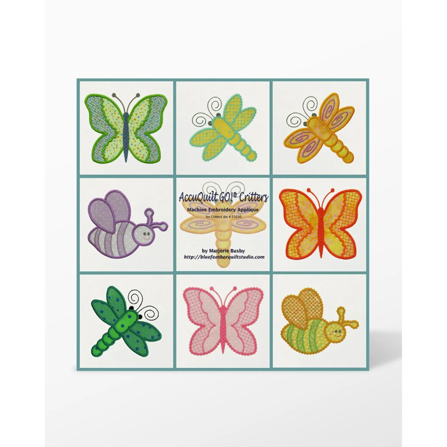 GO! Critters Embroidery Designs by Marjorie Busby