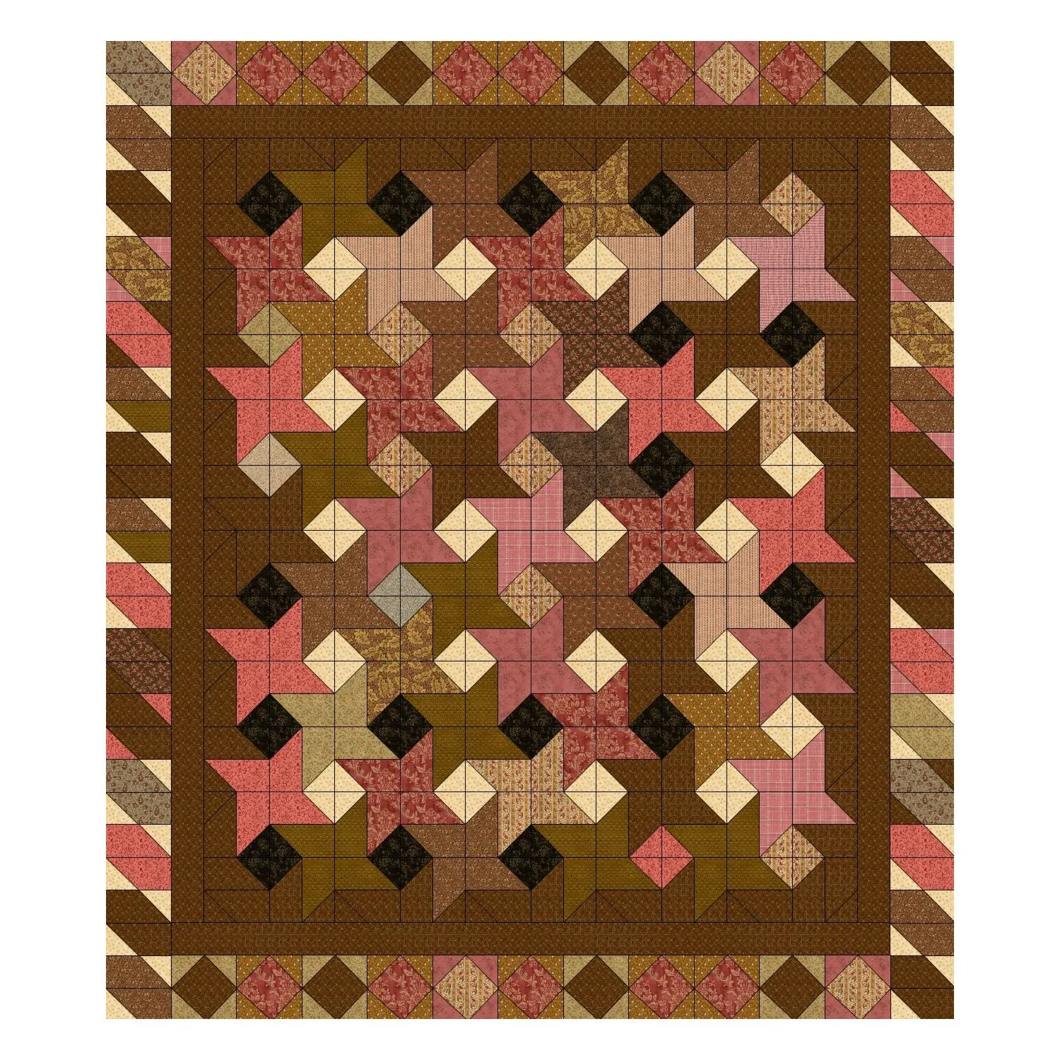 Chisel Star Quilt Pattern