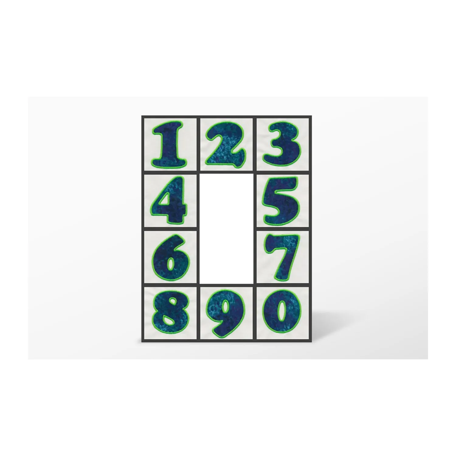 GO! Carefree Numbers #2 Embroidery Designs by V-Stitch Designs