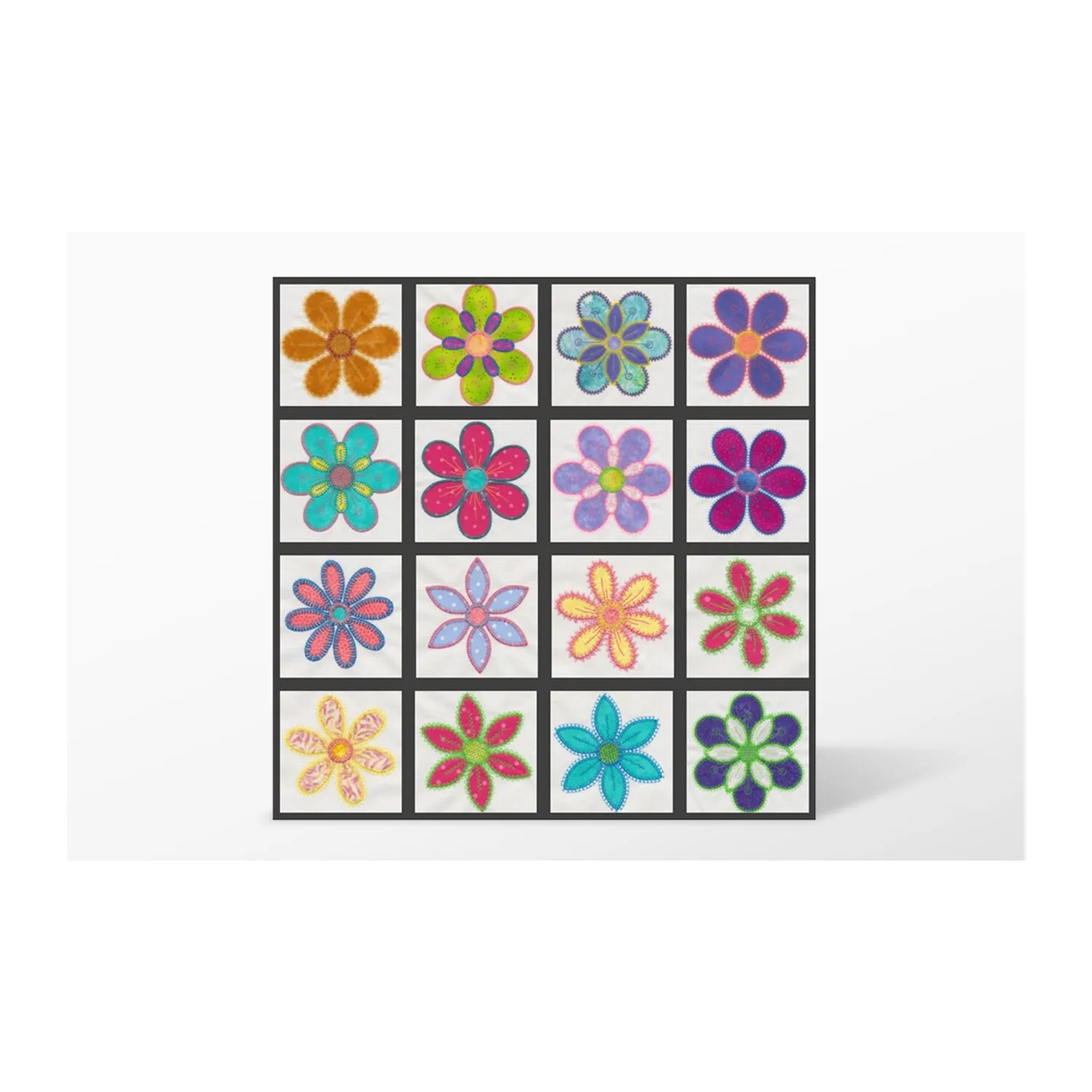 GO! Crazy Petals Embroidery Designs by V-Stitch Designs