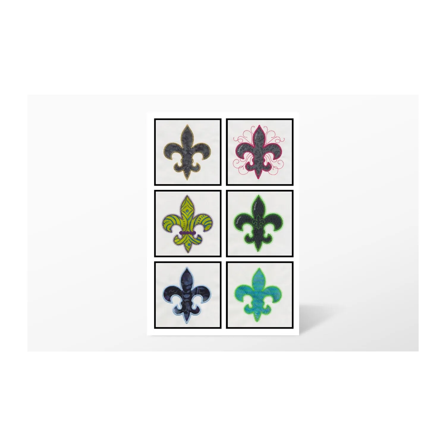 GO! Fleur De Lis Embroidery by V-Stitch Designs