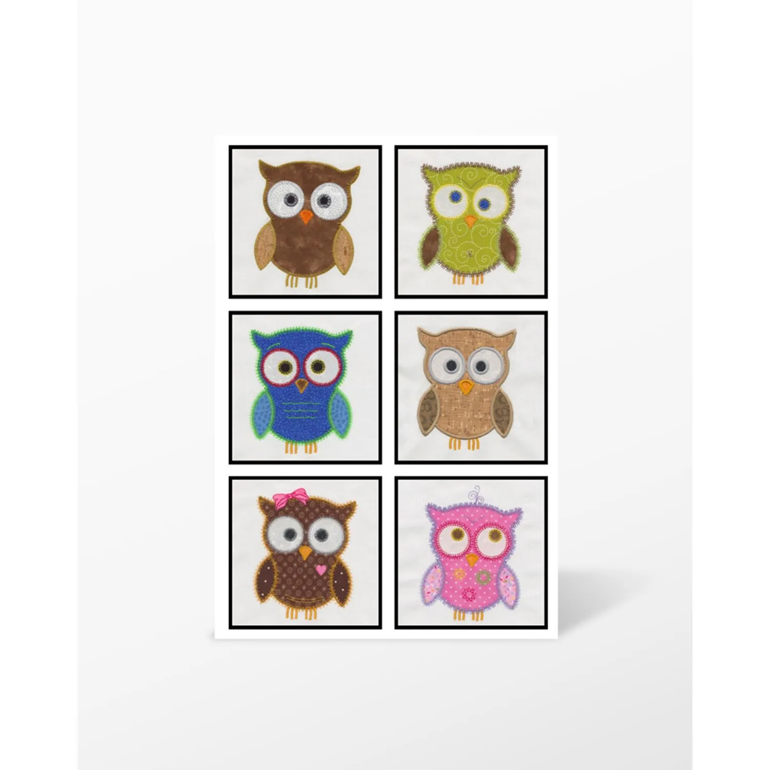 GO! Owl Embroidery by V-Stitch Designs