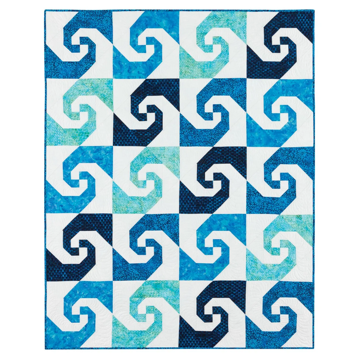 GO! Swirling Snail's Trail Quilt Pattern