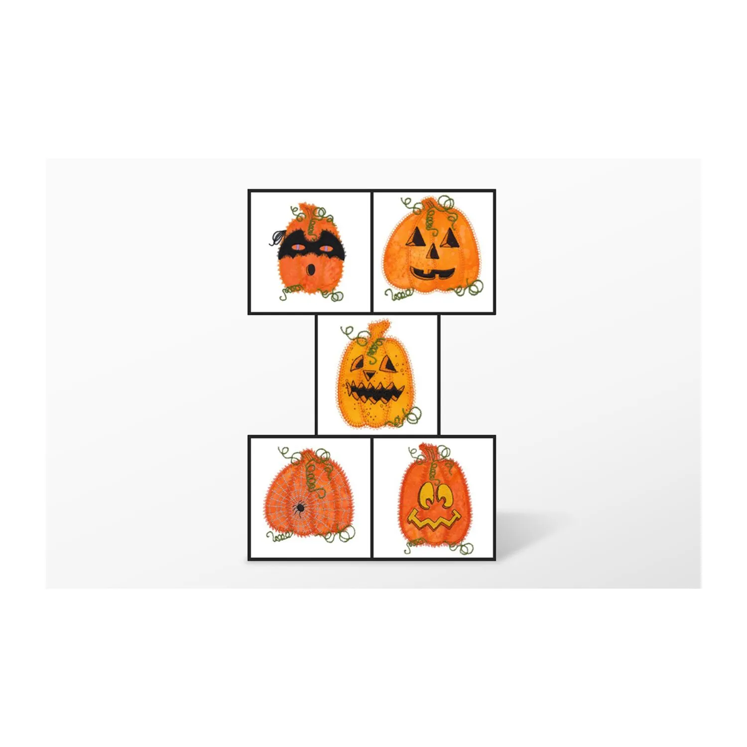 GO! Jack-O-Lanterns Embroidery Designs by V-Stitch Designs