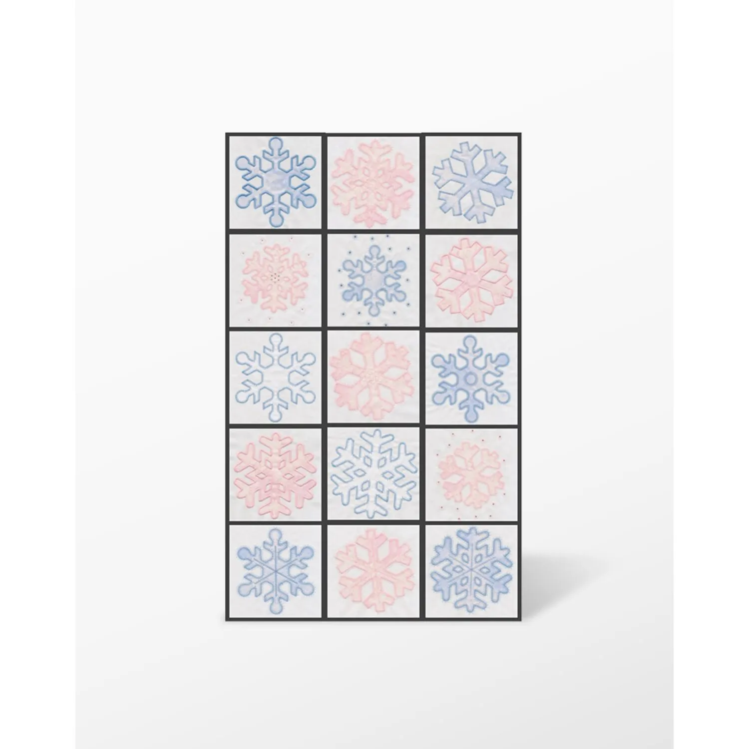 GO! Large Snowflakes Embroidery Designs by V-Stitch Designs