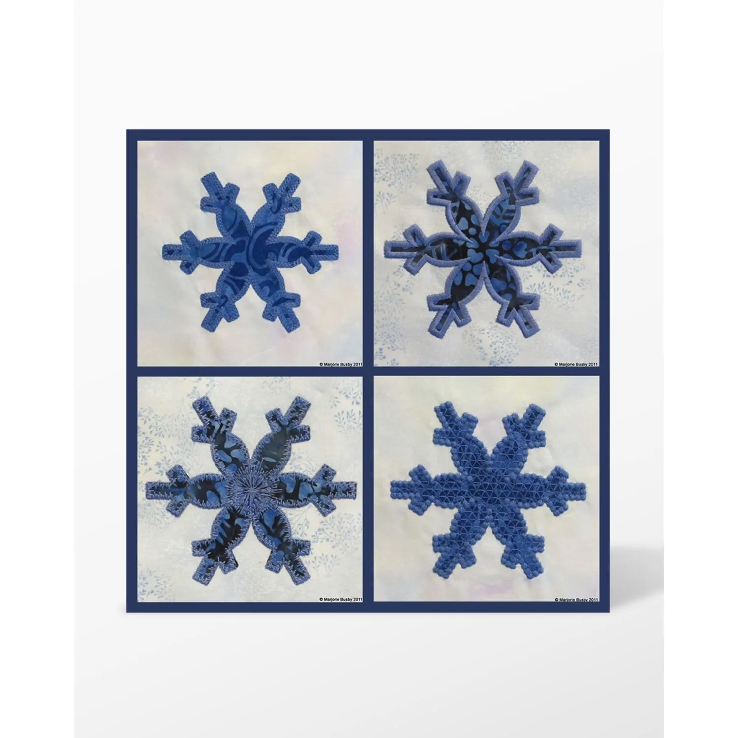 GO! Snowflake Embroidery Designs by Marjorie Busby