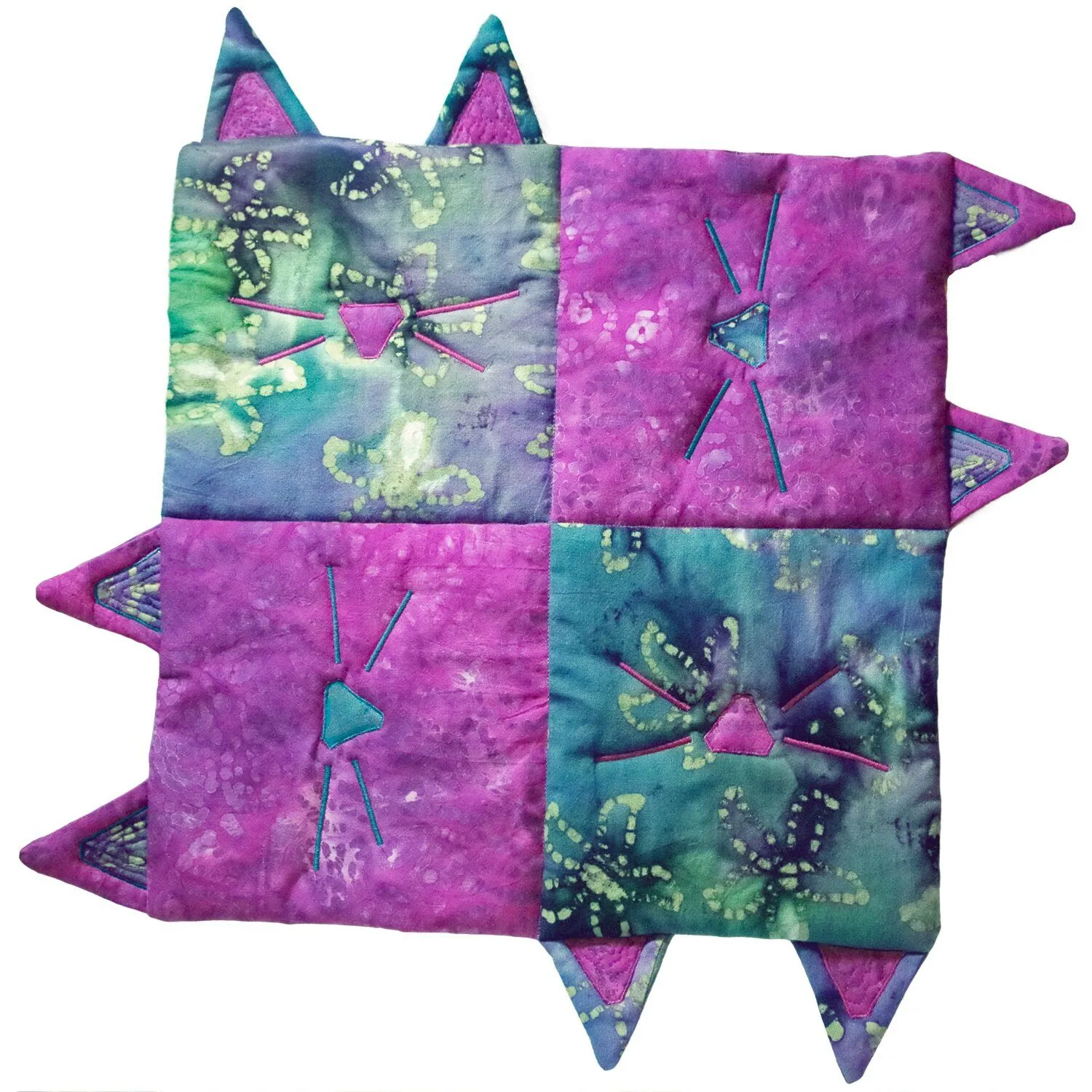 Cats Squared Table Topper Pattern