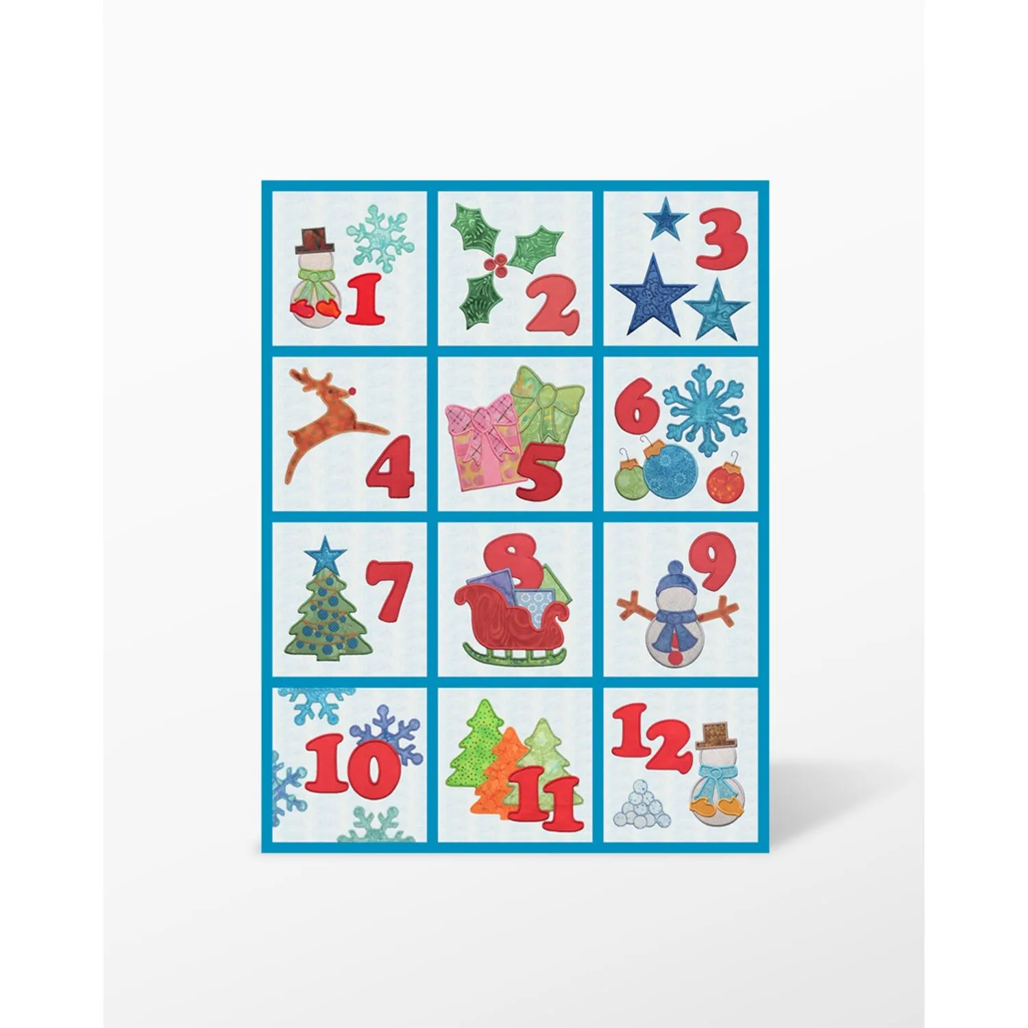 GO! Winter Bliss Wall Hanging Machine Embroidery Set by Marjorie Busby