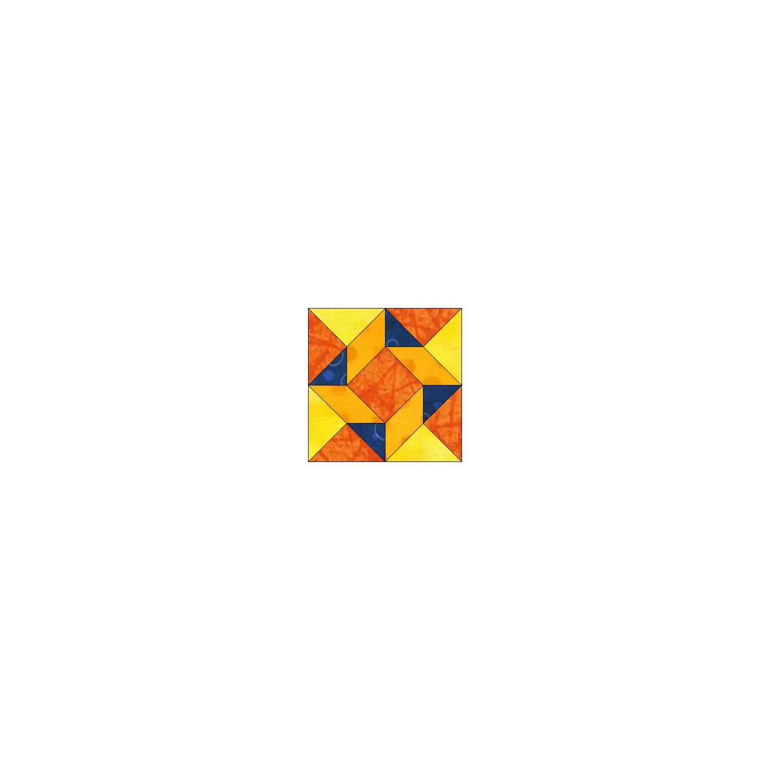 GO! Flying Triangles 12 Block Pattern