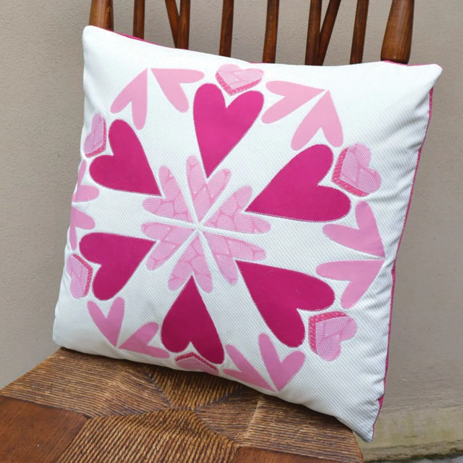 Hearts Around Pillow Pattern