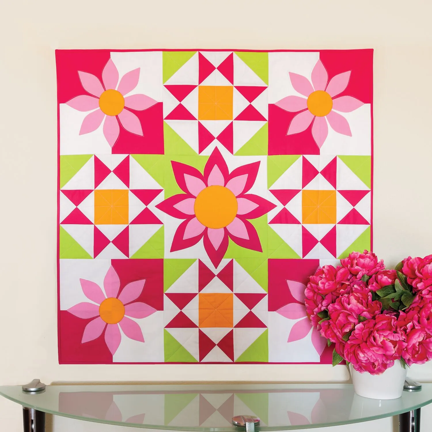 GO! Awesome Blossom Wall Hanging Pattern