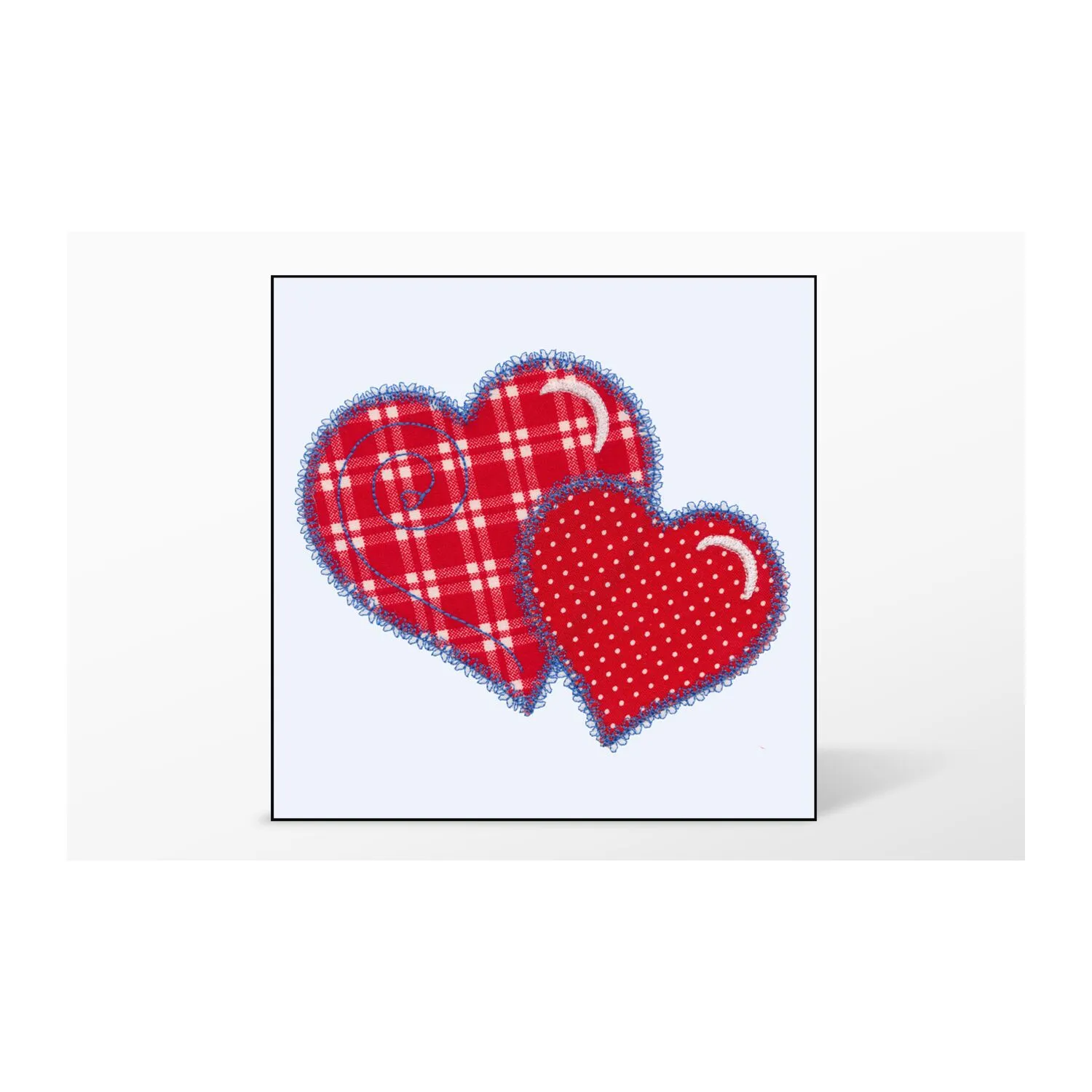 GO! Heart Single #4 Embroidery Designs by V-Stitch Designs