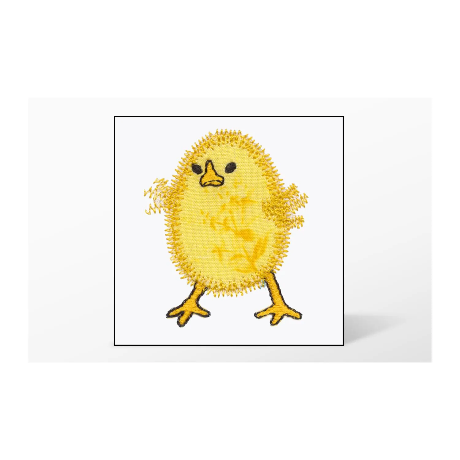 GO! Chick Single #1 Embroidery Designs by V-Stitch Designs