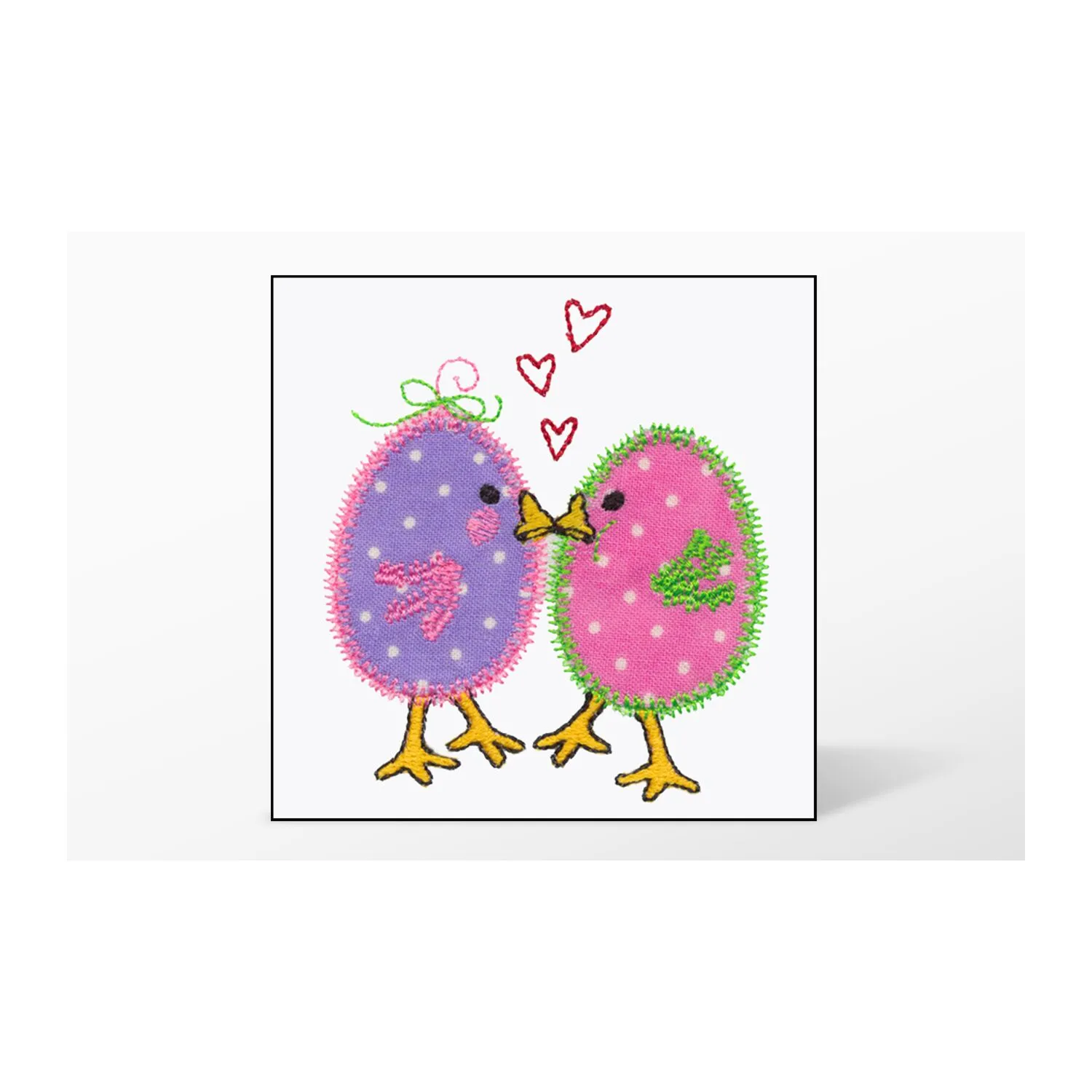 GO! Chick Single #2 Embroidery Designs by V-Stitch Designs