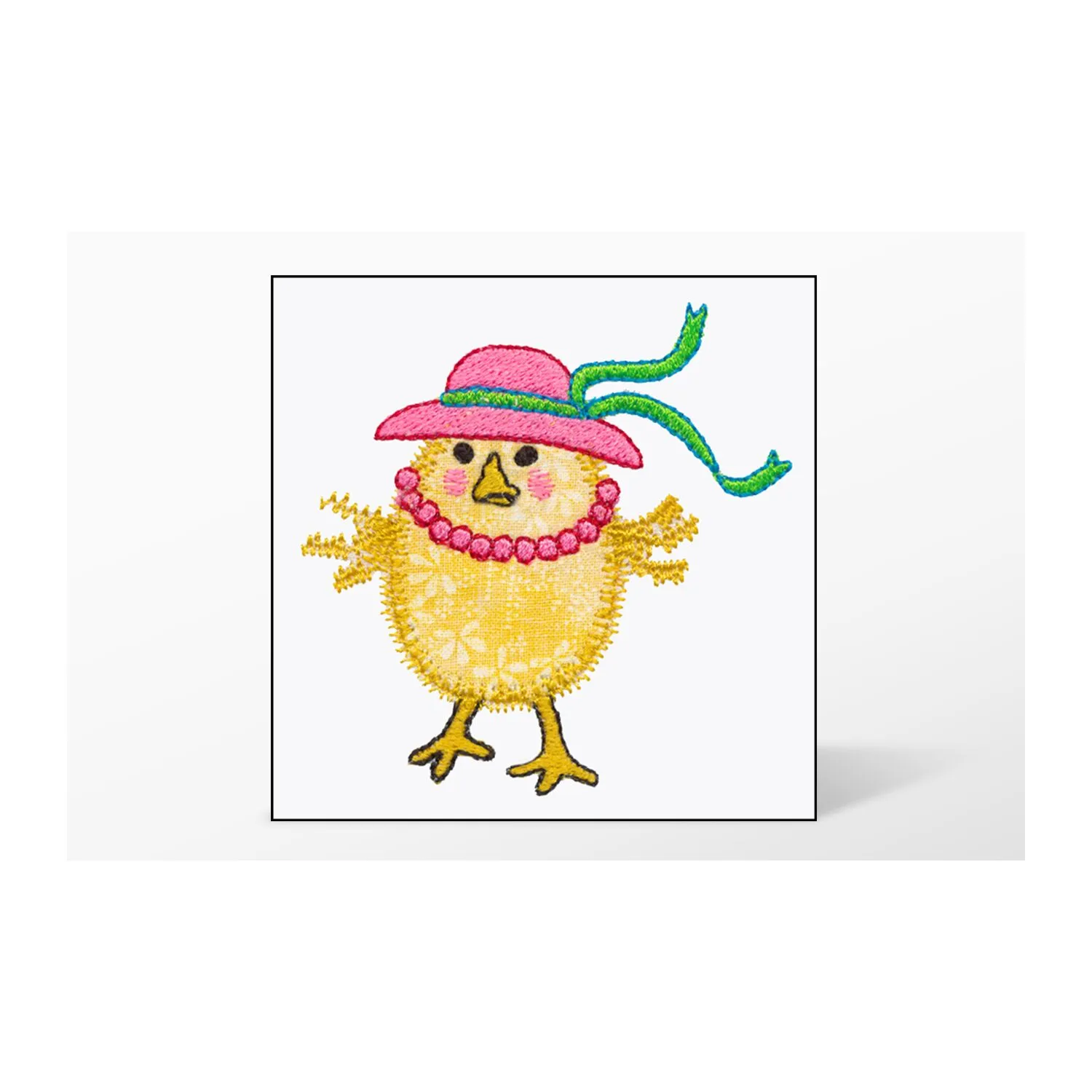 GO! Chick Single #3 Embroidery Designs by V-Stitch Designs