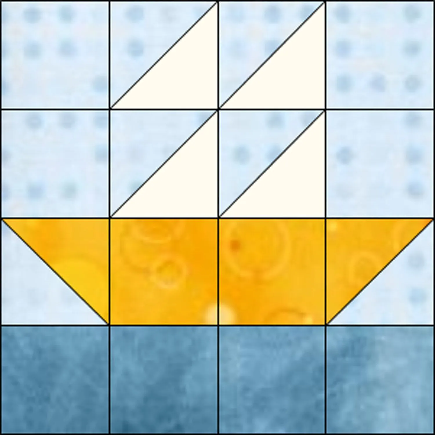 GO! Boat 12 Block Pattern