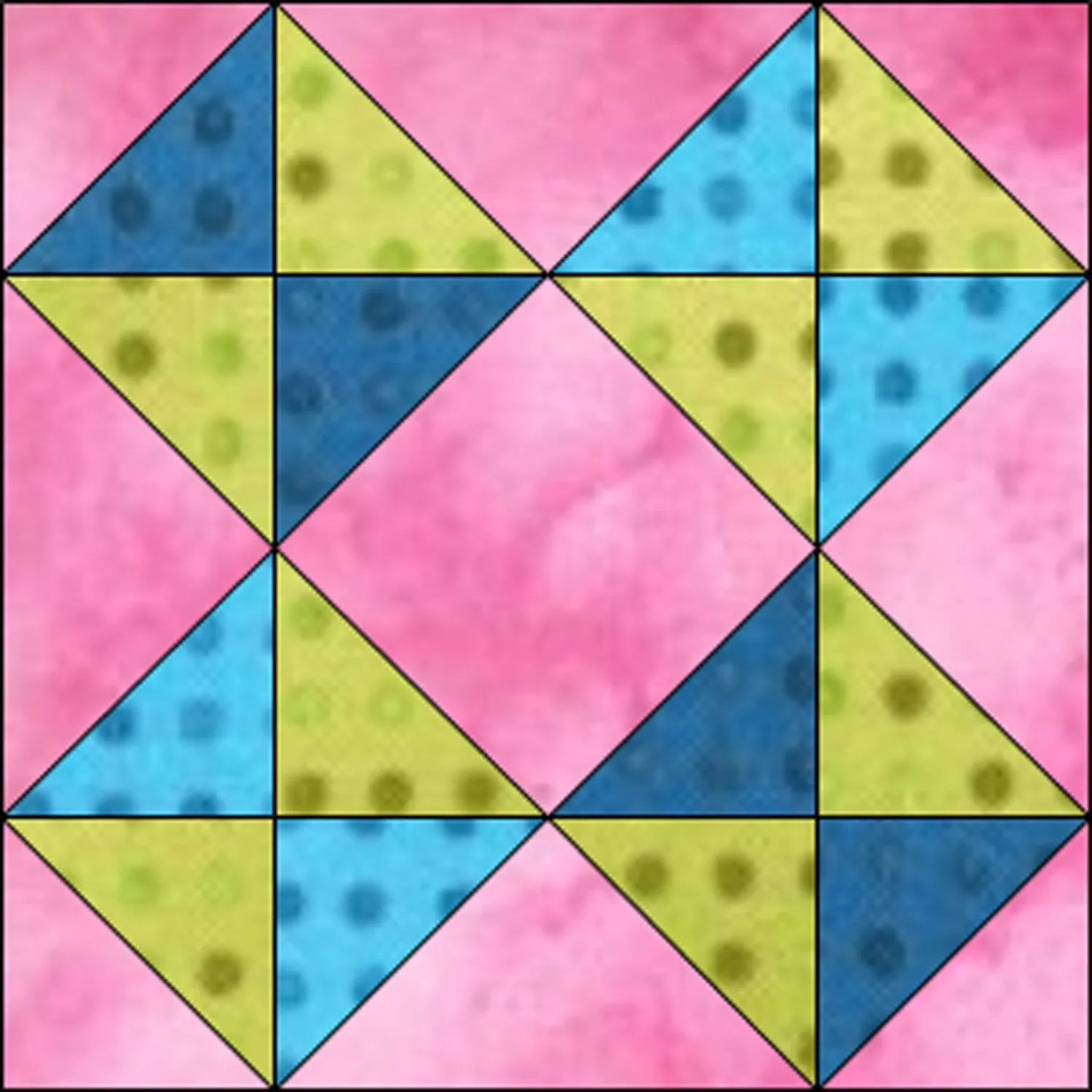 GO! Broken Dishes 12 Block Pattern