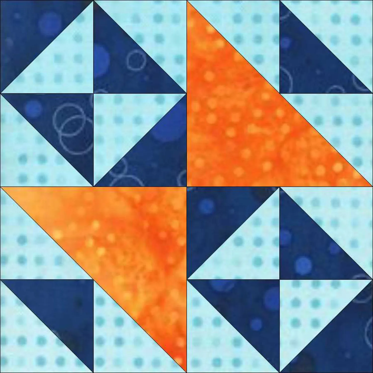 GO! Double Cross 12 Block Pattern