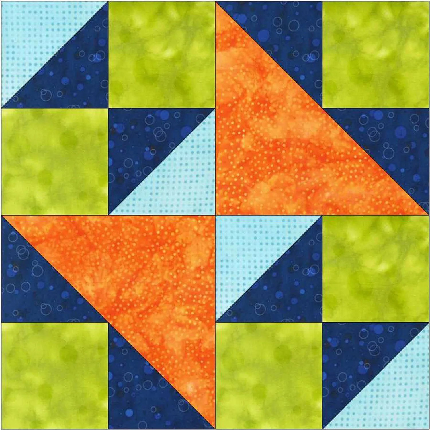 GO! Double X No. 2 12 Block Pattern