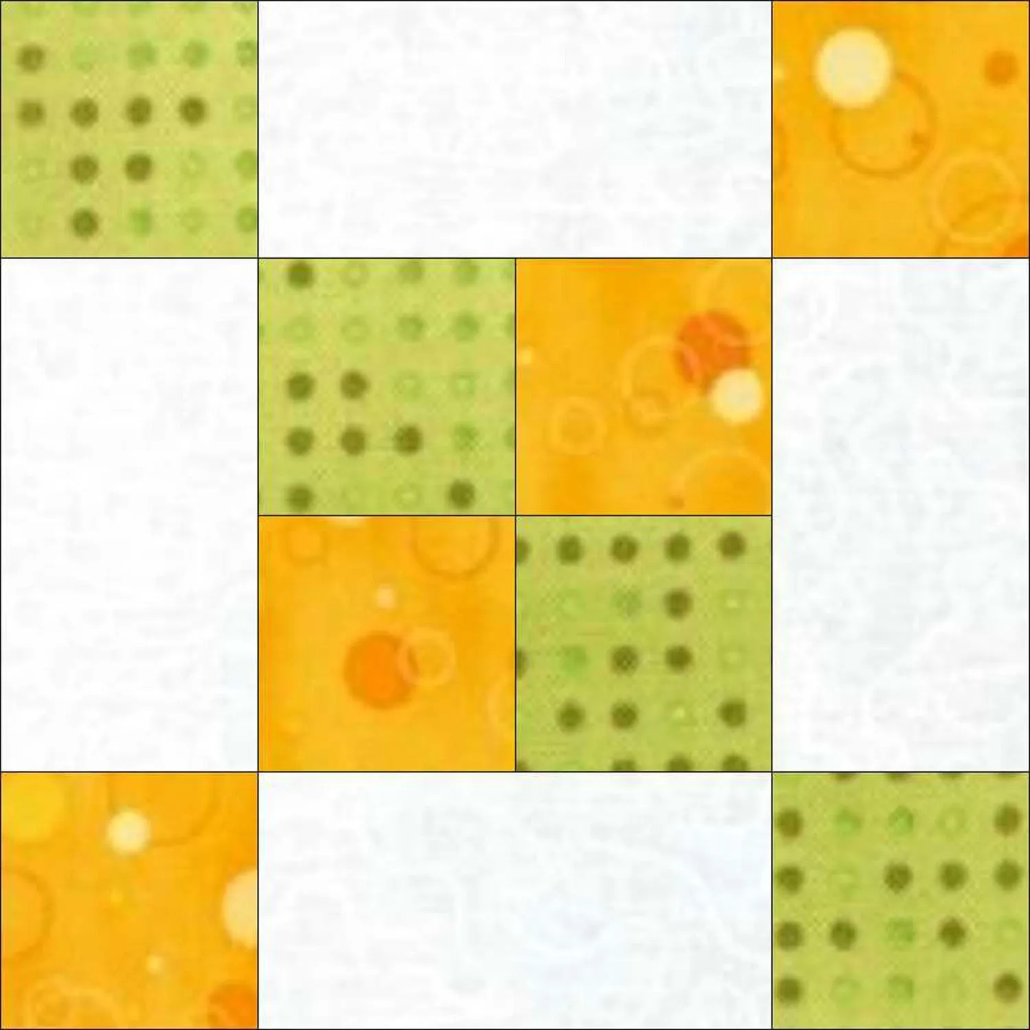 GO! Frayed 4-Patch 12 Block Pattern