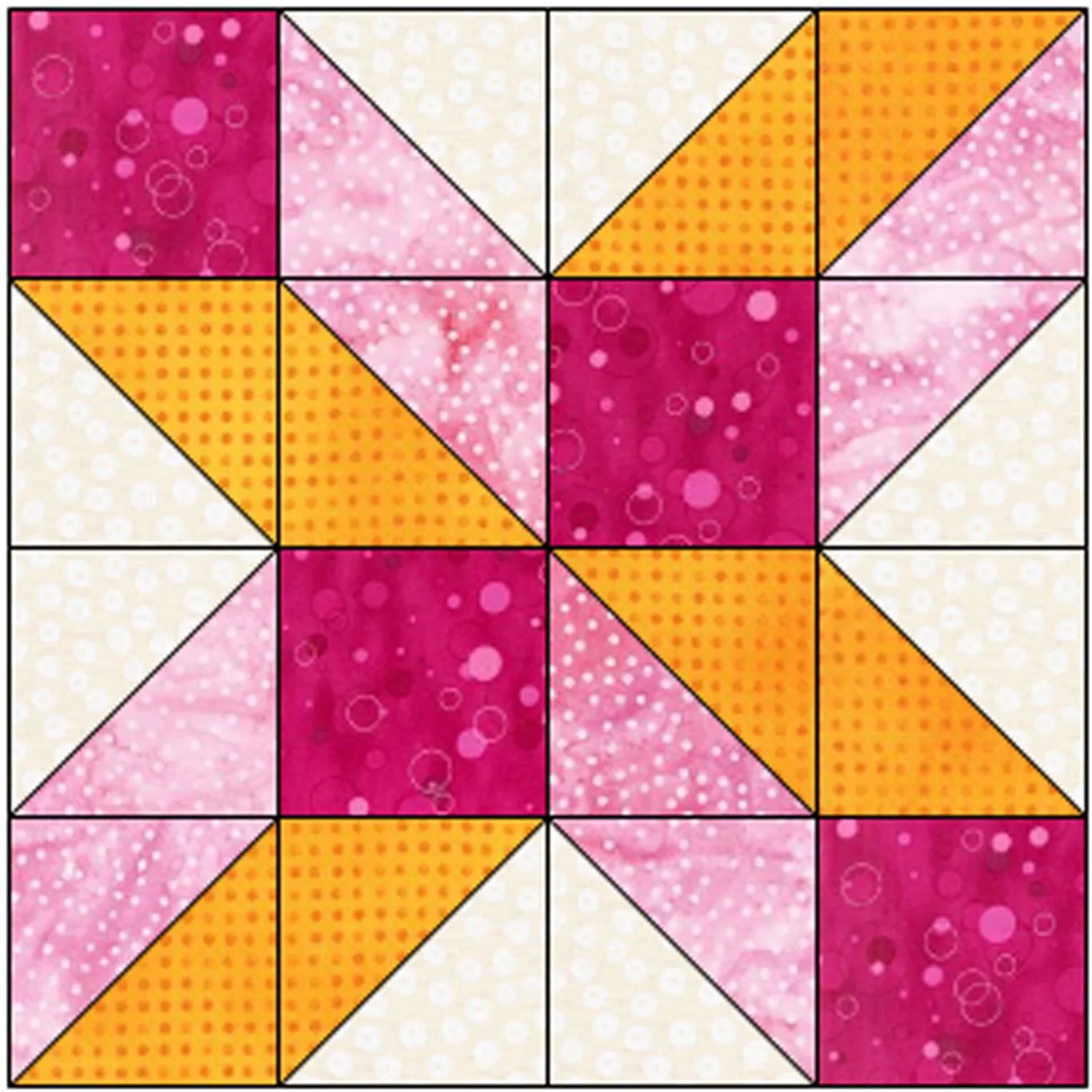 GO! X 12 Block Pattern