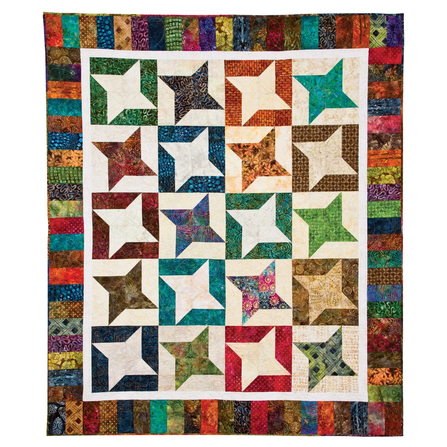 GO! Twirling Stars Quilt Pattern