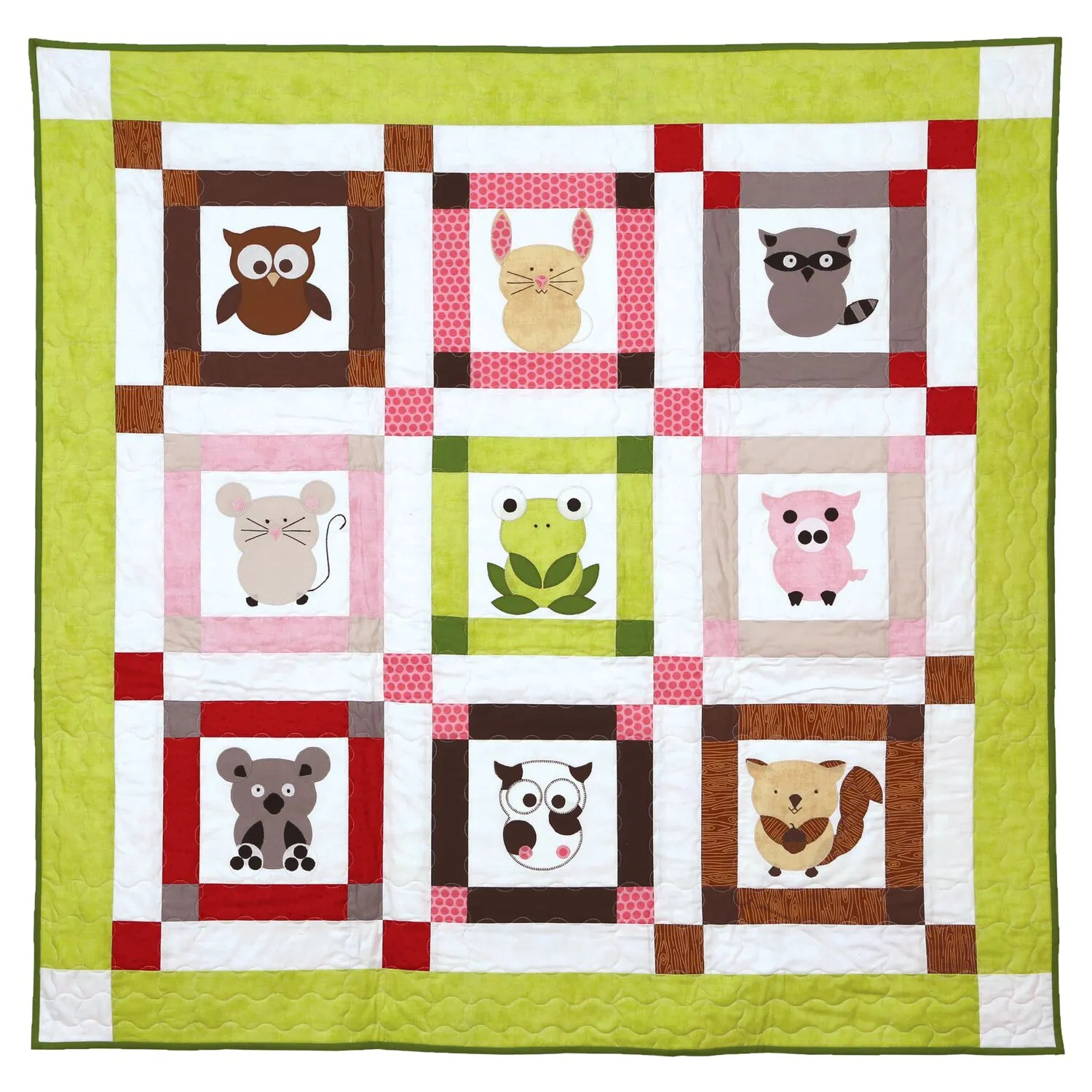 GO! Talk To The Animals Baby Quilt Pattern