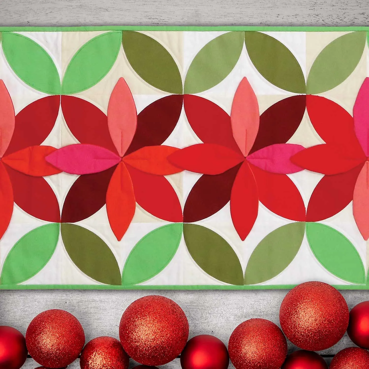 GO! Bloom Table Runner Pattern