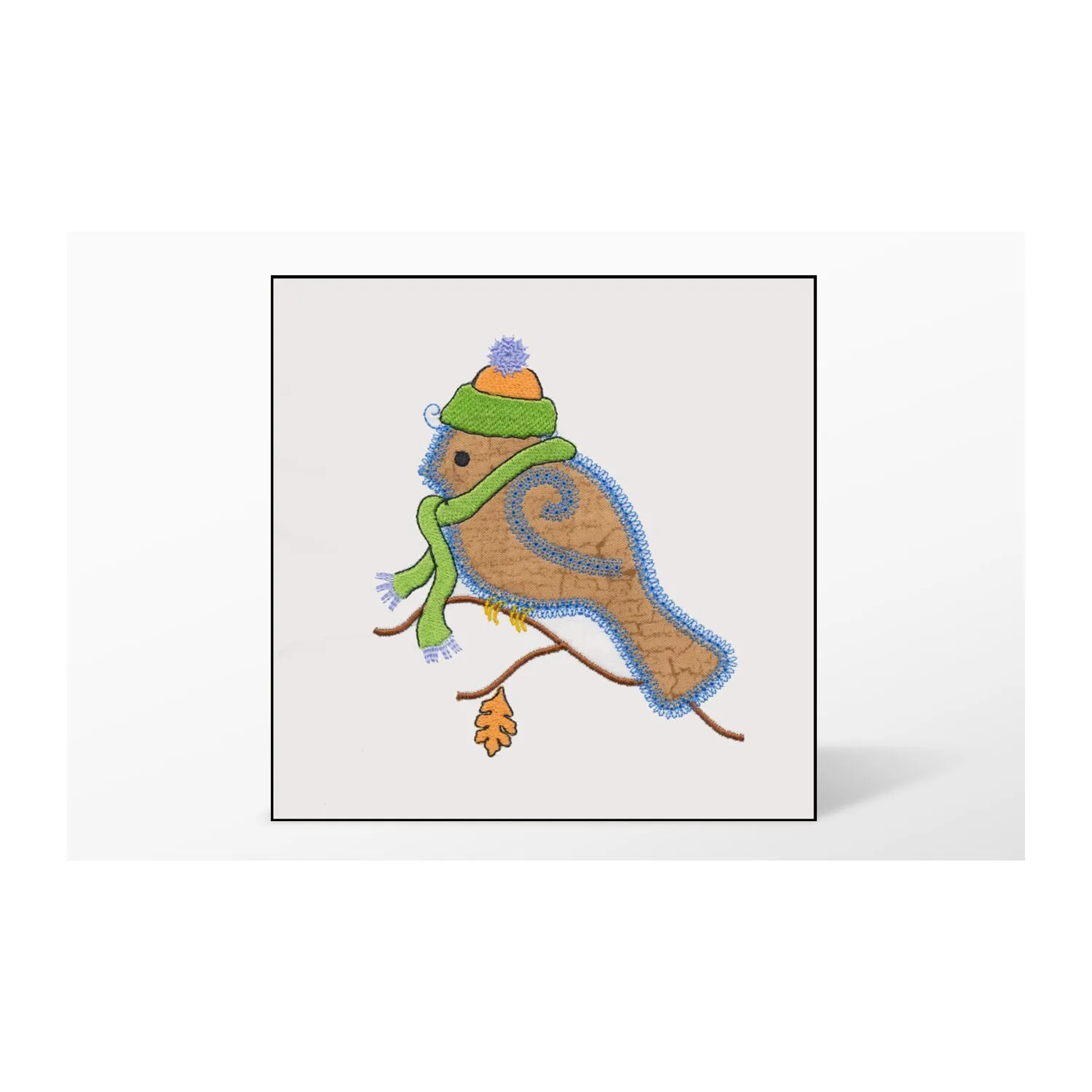 GO! Bluebird Single #1 Embroidery Designs by V-Stitch Designs