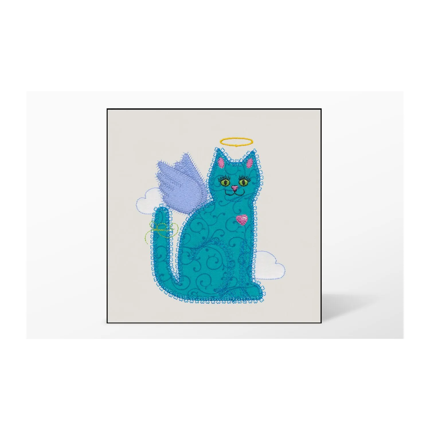 GO! Calico Cat Single #4 Embroidery Designs by V-Stitch Designs