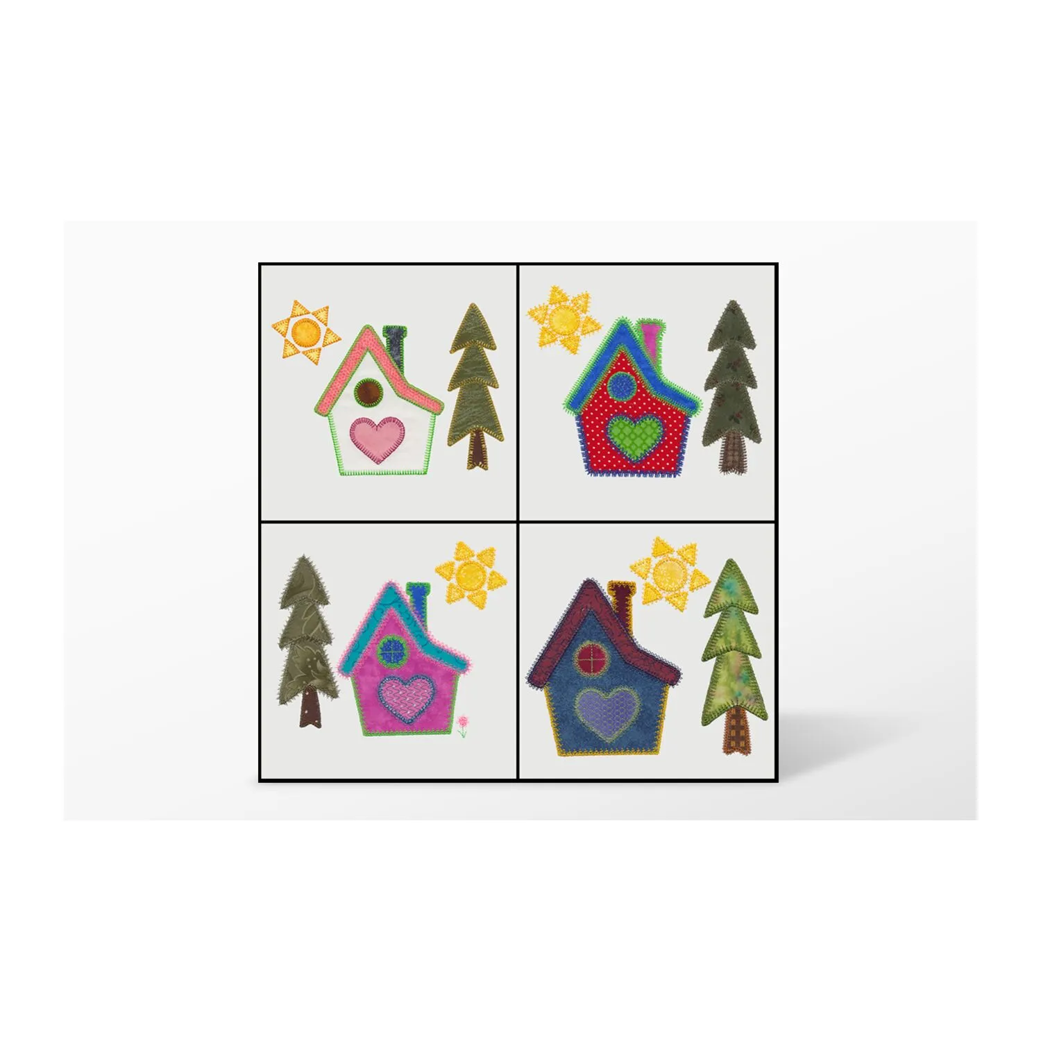 GO! Home Set #1 Embroidery Designs by V-Stitch Designs