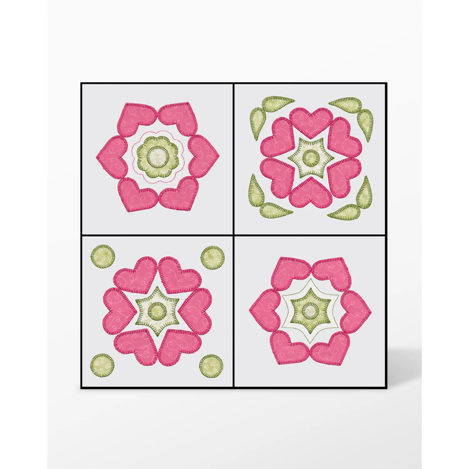 GO! Quilt Blocks #1 Embroidery Designs by V-Stitch Designs