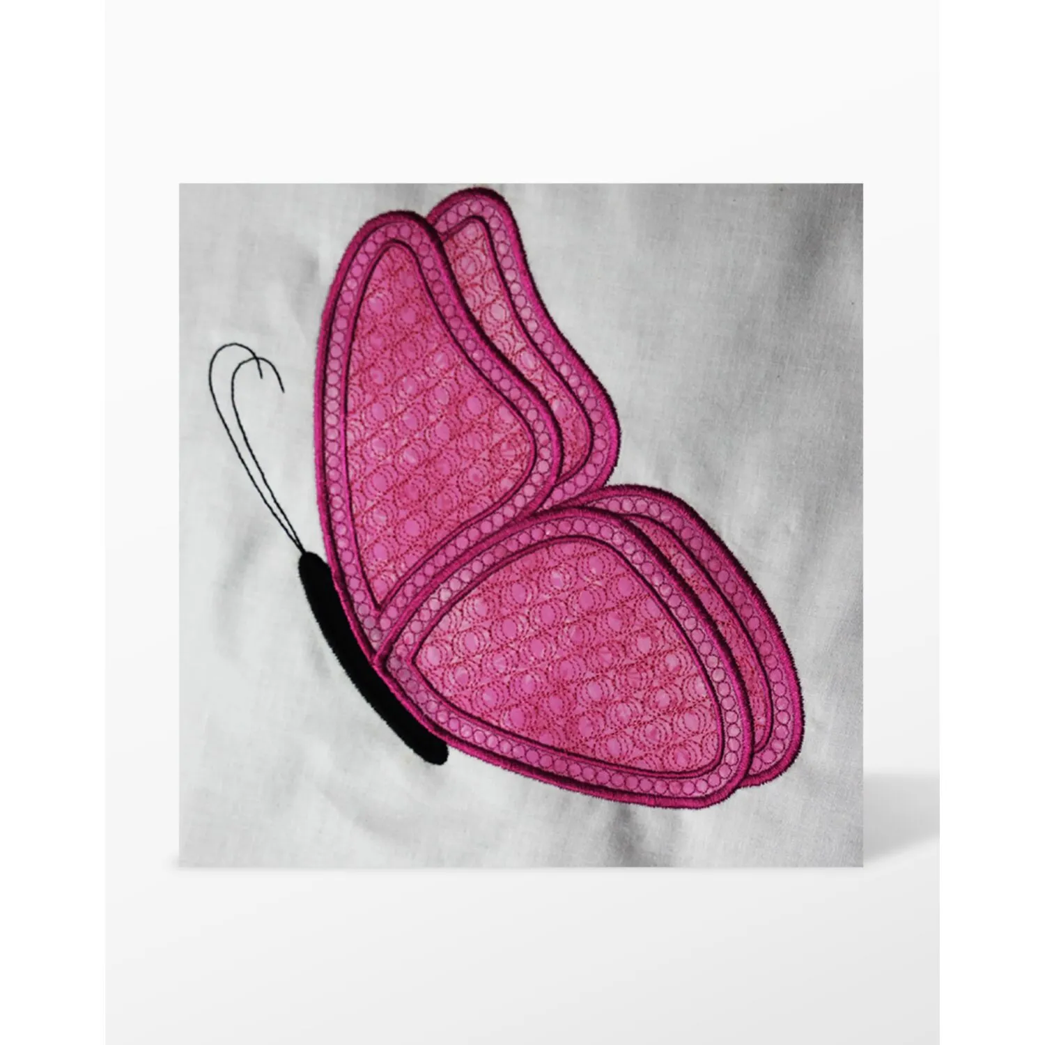 GO! Single Butterfly Embroidery Design by Linda Horne